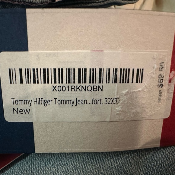 New Tommy Jeans Slim Scranton 32 x 32 light wash Tommy Hilfiger - Picture 4 of 5